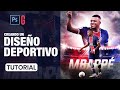 Photoshop Tutorial | Creando un Diseño Deportivo Paso a Paso | How to Create a Sports Design