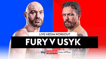 TYSON FURY VS OLEKSANDR USYK! 🔥 | Live Media Workout