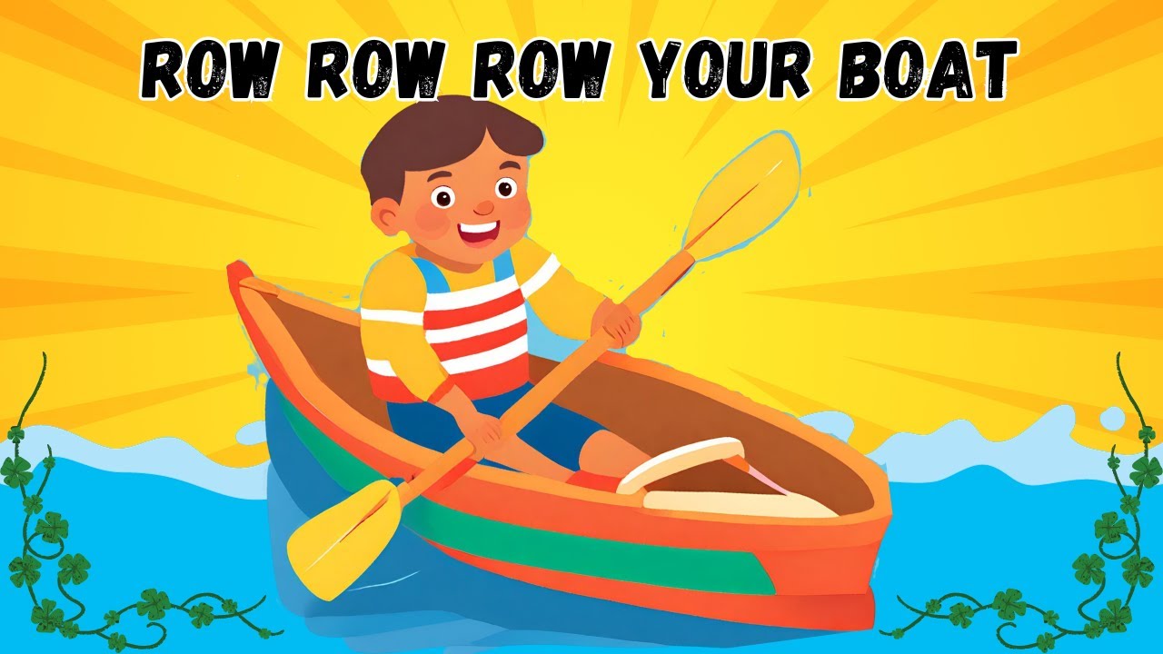 👶 Nursery Rhymes  🎵 ROW ROW ROW YOUR BOAT  ✨ Traditional Nursery Rhymes For Preschoolers