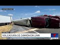 Reabren la Carretera 281 en Linn tras volcadura de un camión