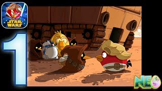 Angry birds Star Wars: Gameplay Walkthrough Part 1 - Tatooine Level 1-10 (iOS, Android) screenshot 3