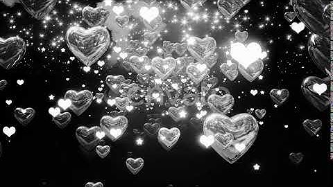 Glow Chrome Hearts 4k | Motion Graphics - Envato elements