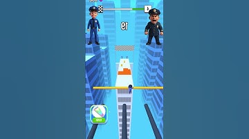 messi vs Ronaldo roof rails level 4 #shorts #games