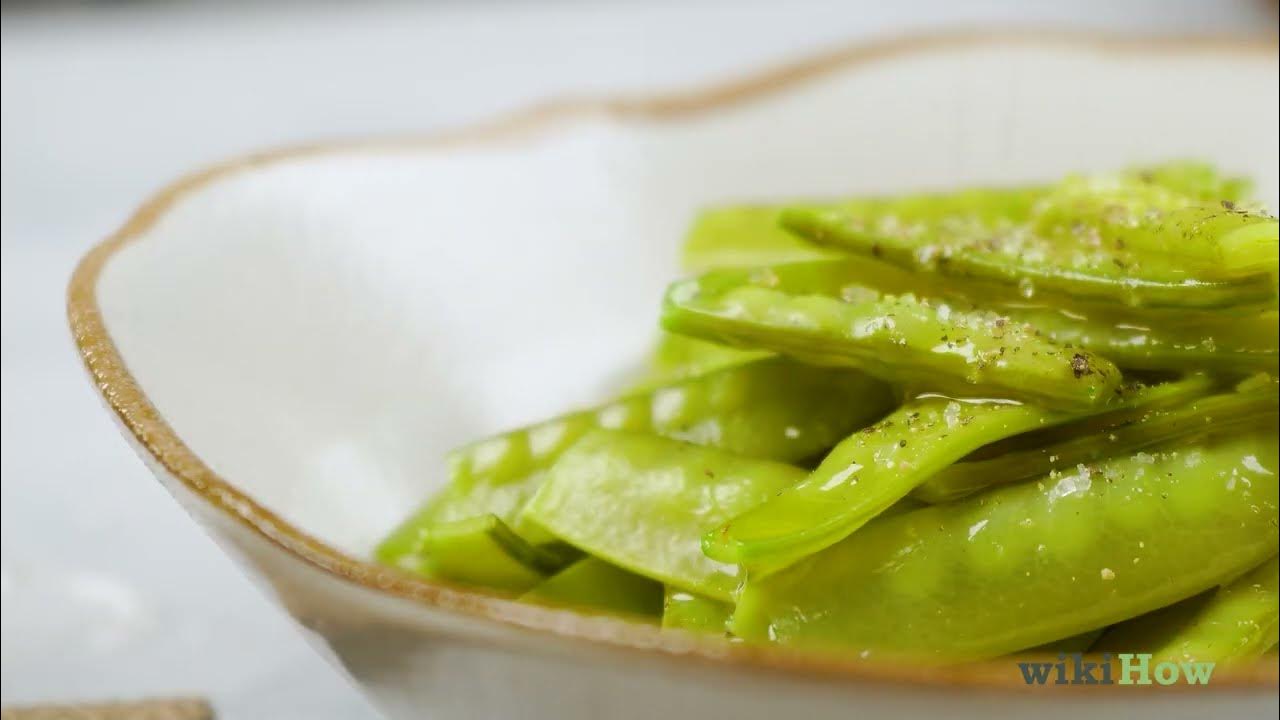 How to Prepare Sugar Snap Peas YouTube