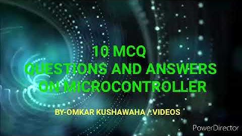 MCQ QUESTIONS AND ANSWERS ON MICROCONTROLLER / MCQ QUESTIONS ON MICROCONTROLLER /MCQ ON MCA