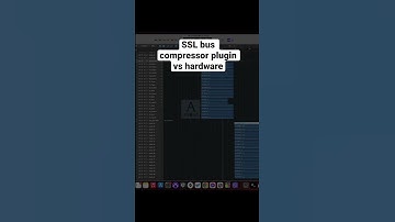 SSL BUS COMPRESSOR 2 plugin vs Hardware #arecords #ssl #buscompressor #shorts