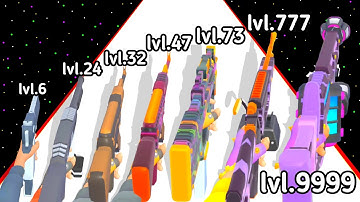 (2025) Weapon Upgrade Rush 3D Level Up Weapon Max_Level Gameplay (New Update)