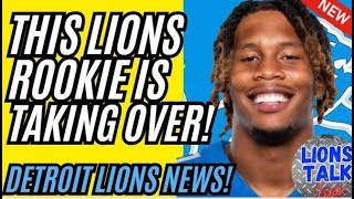 DETROIT LIONS NEWS - THIS LIONS ROOKIE IS TAKING OVER CAMP!
