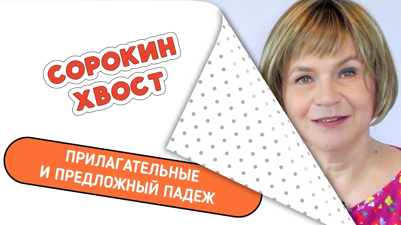 Прилагательные и предложный падеж в учебнике "Сорока" - YouTube