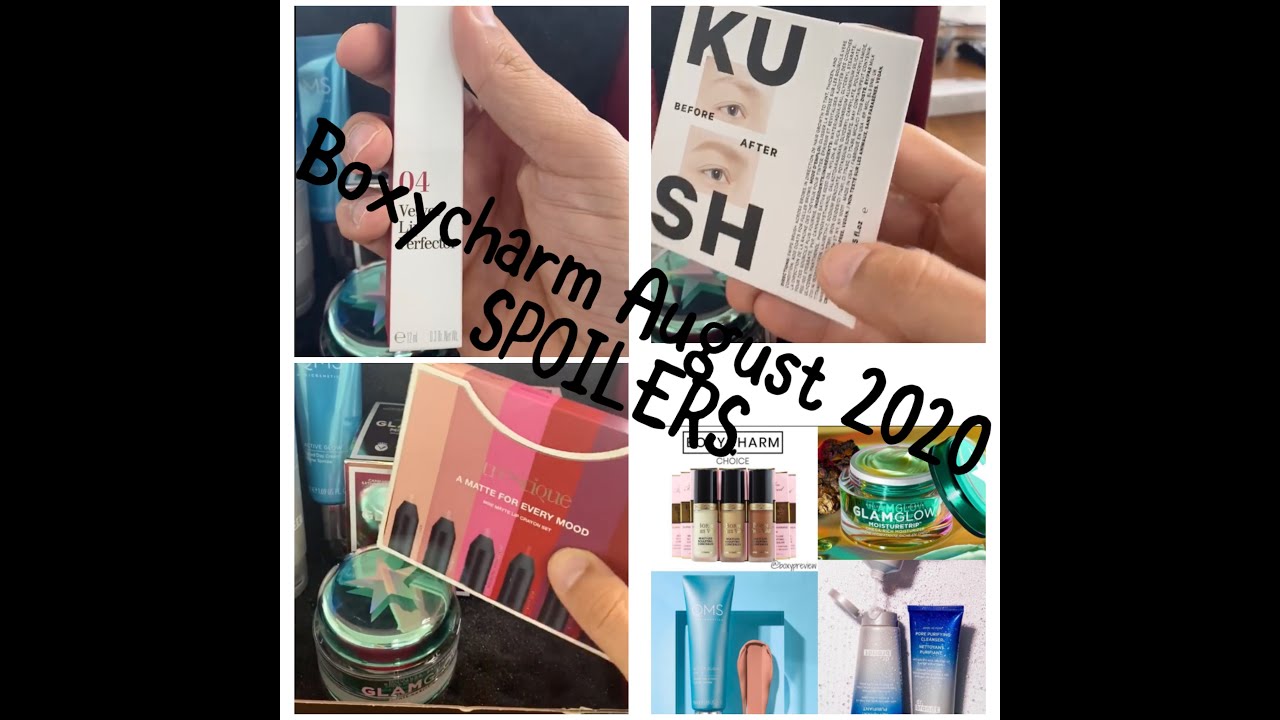BOXYCHARM AUGUST 2020 SPOILERS
