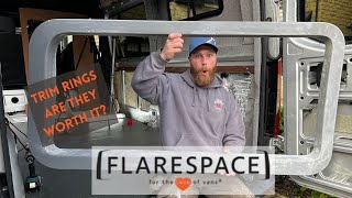 Ep8 SPRINTER VAN BUILD FLARESPACE trim ring and upholstery