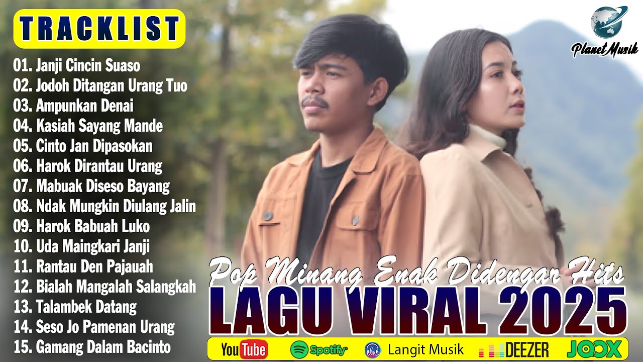 Lagu Minang Terbaru 2025 Pop Minang Hits Enak Didengar 2025 Terpopuler Saat Ini