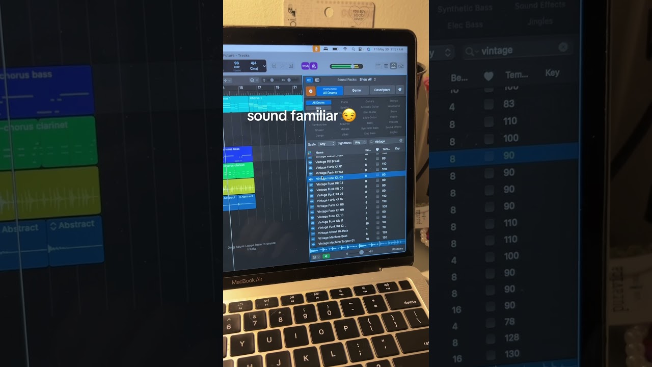 love it when I find samples from popular music 