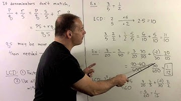 BCA5.3.  Rational Expressions:  Addition and Subtraction