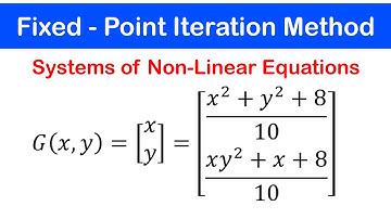 🟢10a - Vaste-punt-iteratiemethode voor multivariabele functies (Jacobi en Gauss-Seidel-methode) Ex1