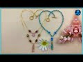 How to make Easy Beaded Pendant Necklaces Tutorial