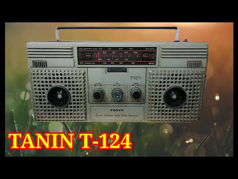 วิทยุธานินทร์ T124TANIN ระบบ AM STEREO 2 ลำโพงของแท้ ผลิตโดย บริษัท ธานินทร์อุตสาหกรรม จำกัด