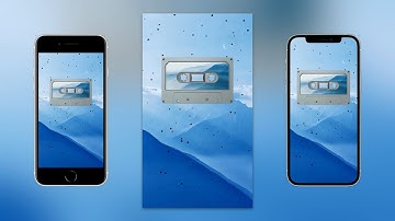 Light Art Cassette with Background & Rising Black Particles | Spotify Canvas Video Demo