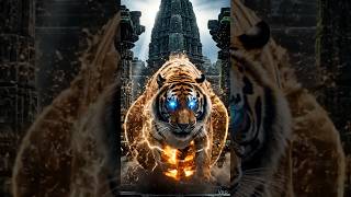 The Secret Transformation: From Tiger to Mythical Golden Legend! 🐯✨ #ai #viral #transformation
