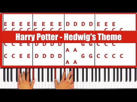 Hedwigs Theme Piano - How To Play Harry Potter Hedwigs Theme Piano  Tutorial! - Youtube