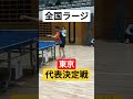 全国ラージボール卓球大会東京都代表決定戦