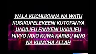 Chuki zenu ni adui zenu kuweni makini mtaangukia pabaya..