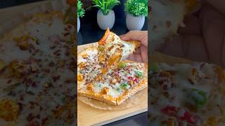 Heptagon Pizza Bites Recipe | Easy Brown Bread Pizza on Pan | 7 Slice Bread Pizza Snack #shorts