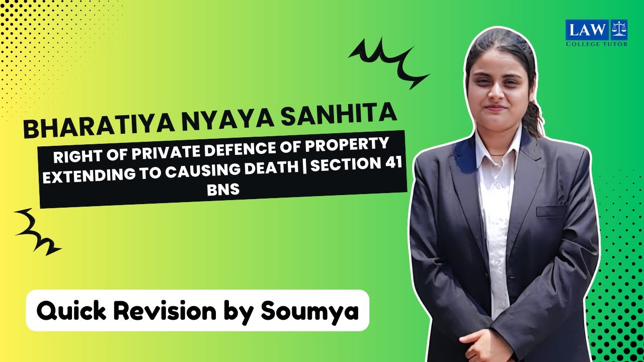 Right of Private Defence of Property Extending to Causing Death ...