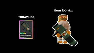 Free Limited UGC🔔Bulked Up Rocket Launcher🔔