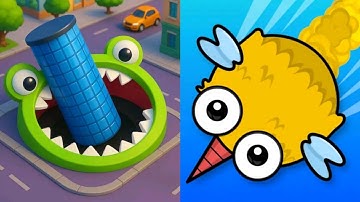 Hole.io VS Mosquito.io Max All Levels Gameplay Android,iOS NEW UPDATE