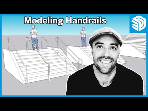 Modeling Stair Handrails - Skill Builder
