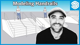 Modeling Stair Handrails - Skill Builder