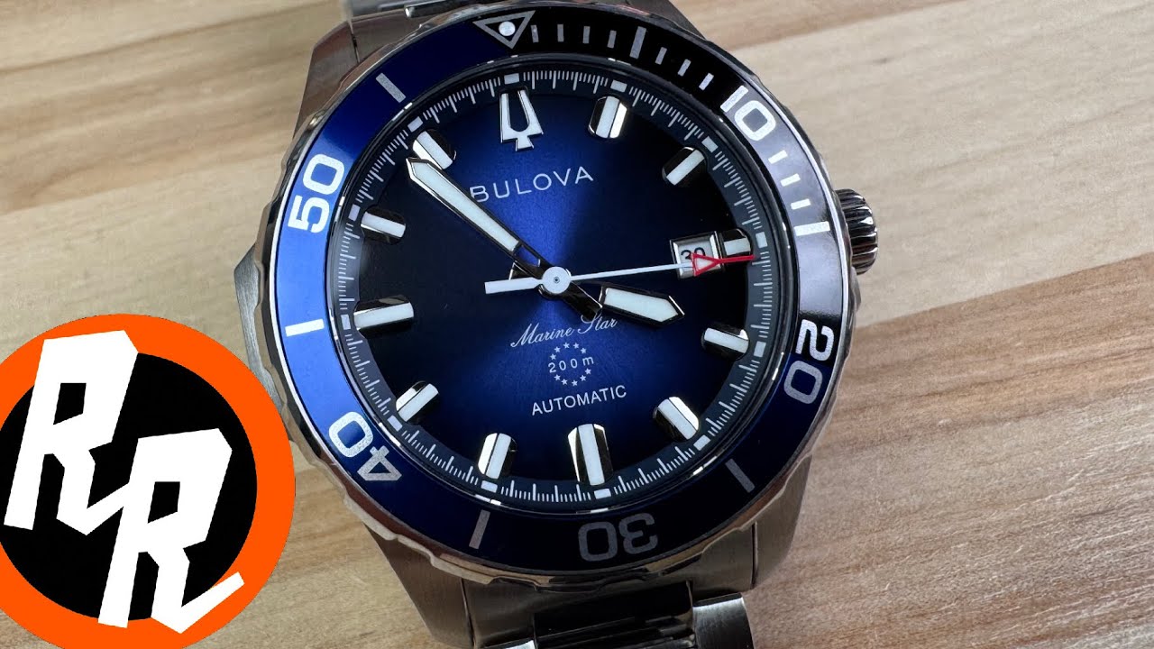Bulova Marine Star 200m Diver 98B466 (Trifecta Watches) - YouTube