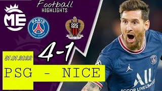 PSG vs Nice 4-1 Hіghlіghts & All Gоаls 2022 HD #psg #messi #neymar #mbappe #highlіghts