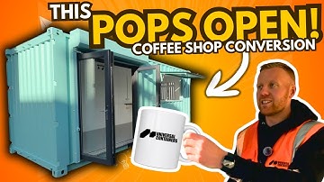 This Coffee Shop Container Pops Open! (Serving Hatch Build)