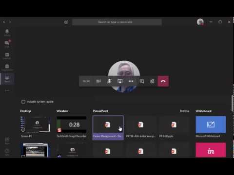 Share Screen in Teams - YouTube