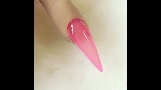 1st Attempt At The Jelly Nail Mixing Acrylic & Monomer