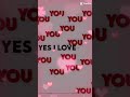 I love you