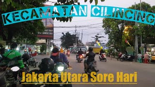 Kecamatan Cilincing Sore Hari  Jakarta Utara