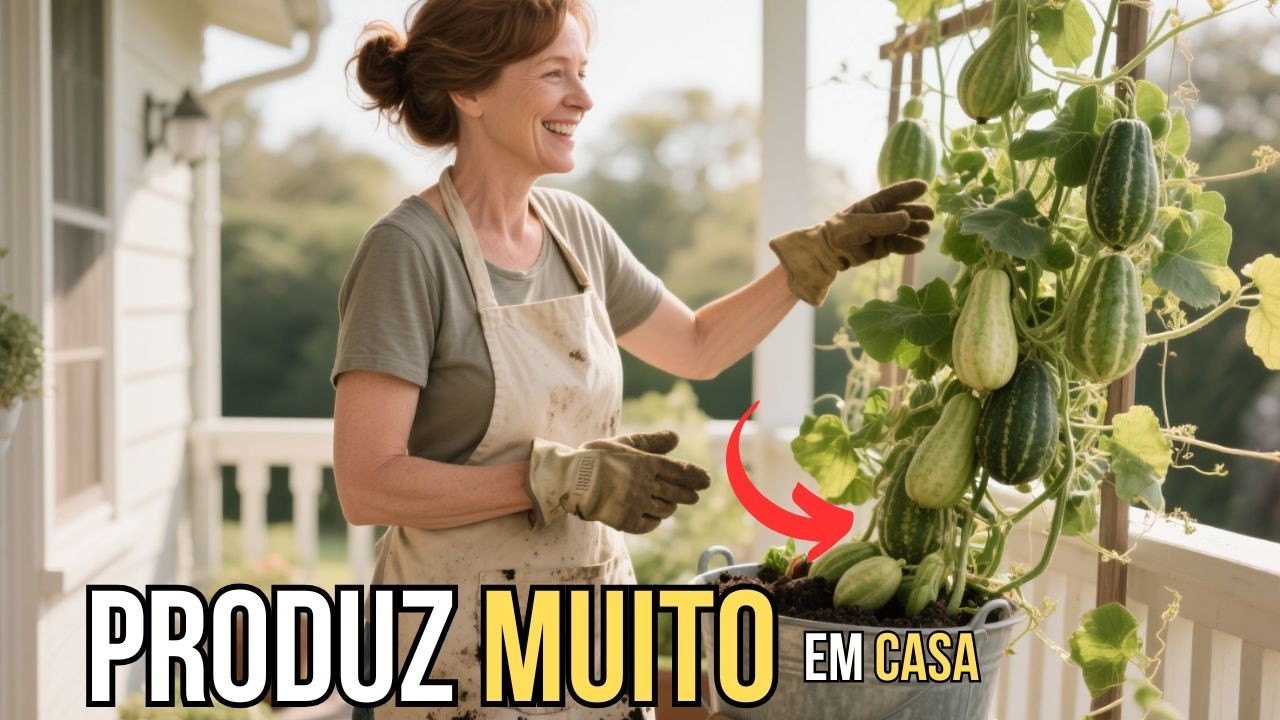 Cultive CHUCHU No Balde E PRODUZ COM ABUNDÂNCIA Mesmo Sem Quintal