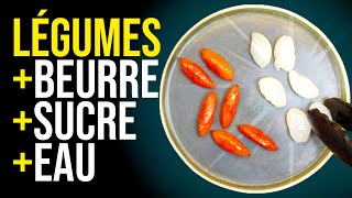 Comment faire des légumes glacés ? (à blanc et à brun)