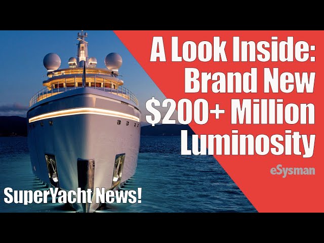 Take A Look Inside The 200 Million Luminosity Superyacht News Youtube