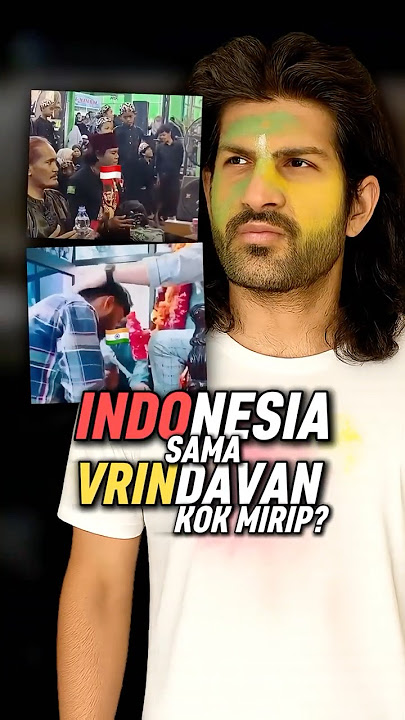Kemiripan Warga Indonesia Dan Vrindavan #shorts