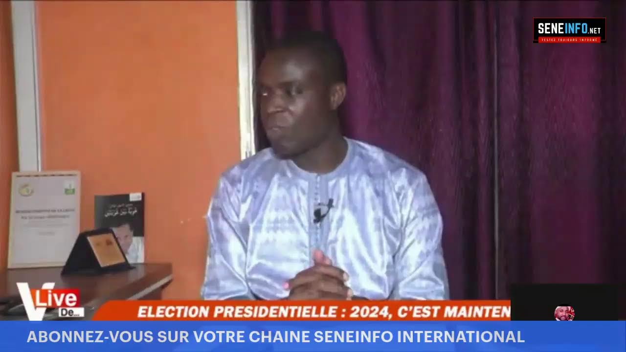 ELECTION PRESIDENTIELLE 2024, c’est maintenant MOUSTAPHA DIOP EN
