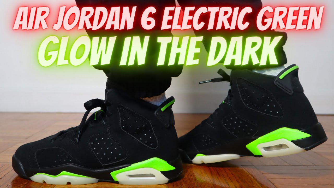 glow in the dark jordans 6