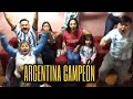 Reacción en familia/ Argentina vs brasil COPA AMERICA 2021 argentina campeón