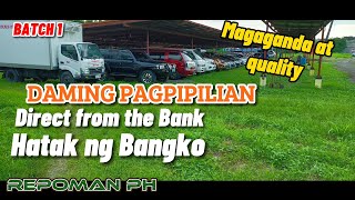 BILIHAN NG PINAKAMURANG REPOSSESSED CARS | HATAK NG BANGKO