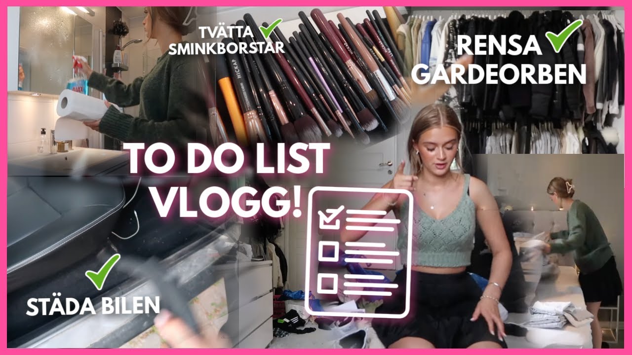 BOCKAR AV JOBBIGA SAKER FRÅN MIN TO DO LIST! VLOGG