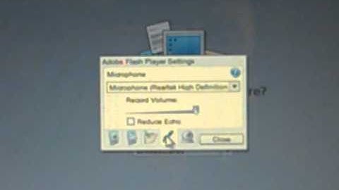 Checking your microphone in Adobe Connect Pro