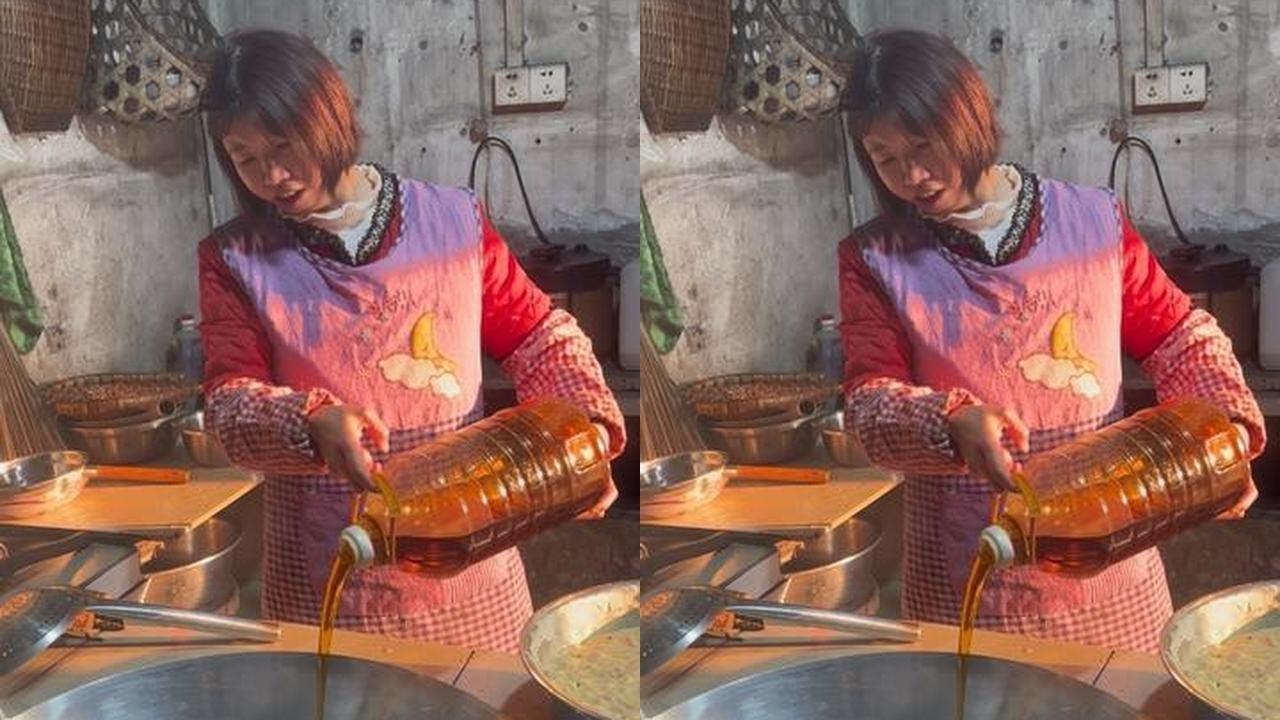 明天家里有客来，把要吃的东西准备好，炸酥肉真香！
